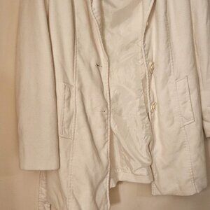 Bone Buttoned Coat